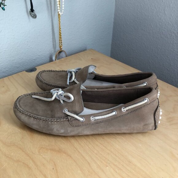 Cole Haan Leather Driving Moccasins Loafers - Old Money Prep School - Picture 5 of 9